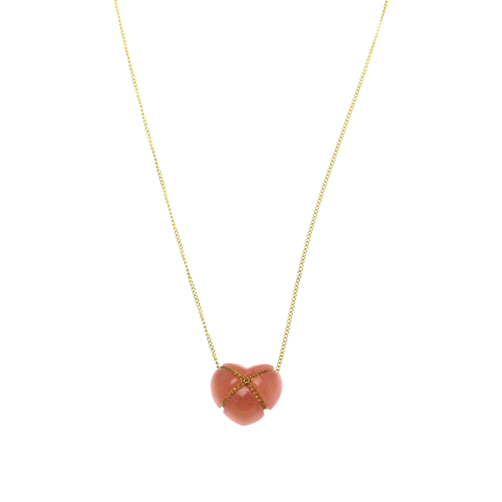 TIFFANY 18k Gold Heart Necklace